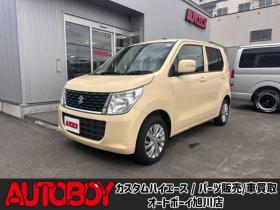 ワゴンR　FX リミテッド 4WD　Pスタート ISOFIX対応 助手席アンダーボックス ステアリングスイッチ アイドリングストップ　レベライザー 前席シートヒーター　オートエアコン ケンウッド1DIN　AM FM CD USB スマートキー 社外エンスタ 660