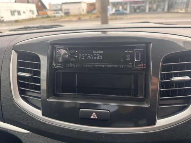ワゴンRFX リミテッド 4WD　Pスタート ISOFIX対応 助手席アンダーボックス ステアリングスイッチ アイドリングストップ　レベライザー 前席シートヒーター　オートエアコン ケンウッド1DIN　AM FM CD USB スマートキー 社外エンスタ 660