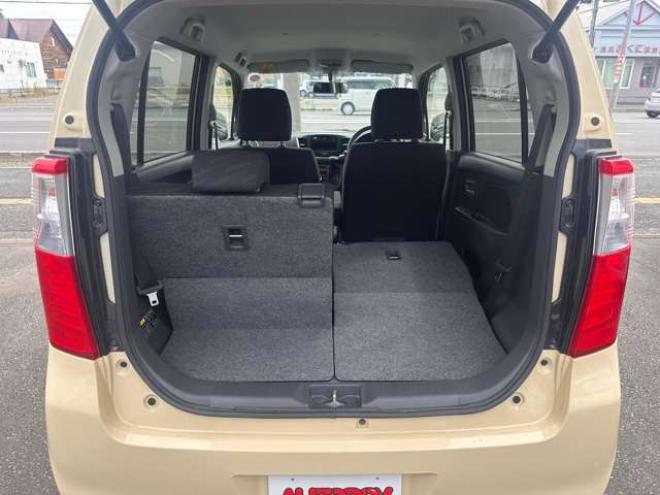 ワゴンRFX リミテッド 4WD　Pスタート ISOFIX対応 助手席アンダーボックス ステアリングスイッチ アイドリングストップ　レベライザー 前席シートヒーター　オートエアコン ケンウッド1DIN　AM FM CD USB スマートキー 社外エンスタ 660