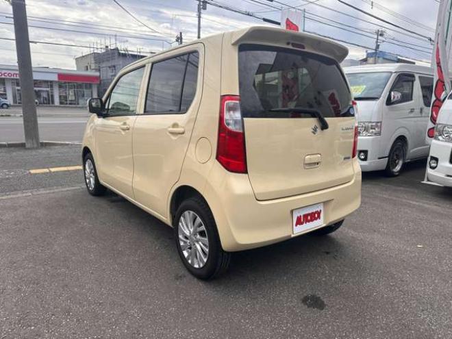 ワゴンRFX リミテッド 4WD　Pスタート ISOFIX対応 助手席アンダーボックス ステアリングスイッチ アイドリングストップ　レベライザー 前席シートヒーター　オートエアコン ケンウッド1DIN　AM FM CD USB スマートキー 社外エンスタ 660