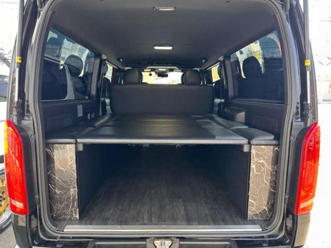 ハイエースバン2.8 スーパーGL ダークプライムII ロングボディ ディーゼルターボ 4WD　社外センターコンソール ステアリングスイッチ 車線逸脱防止 横滑り防止 両側PS オートハイビーム ETC 11インチDA Bカメラ デジタルインナーミラー ドライブレコーダーベッドキット リアヒーター&クーラー  DPF 2800
