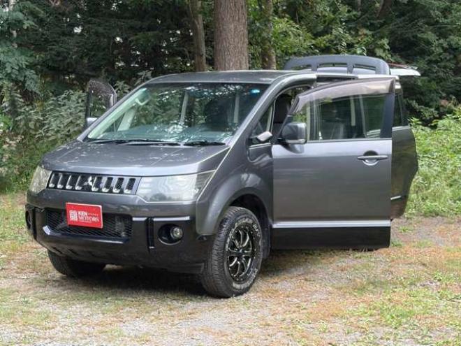 デリカD：5 2.2 D パワーパッケージ ディーゼルターボ 4WD　ワンオーナー車　ディーゼル両側パワスラ　ETC　シートヒーター社外16インチ　社外ナビ地デジ　エンジンスターター 2300