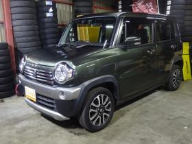 ハスラー　Jターボ 4WD　本州仕入・後期型・ナビ・TV・B/T・バックカメラ・デュアルカメラブレーキ・LEDライト・スマートキー・プッシュスタート・シートヒーター・パドルシフト・クルコン・ETC・オートライト・アイドリングストップ 660