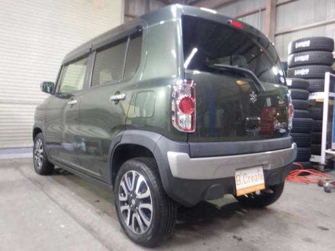 ハスラーJターボ 4WD　本州仕入・後期型・ナビ・TV・B/T・バックカメラ・デュアルカメラブレーキ・LEDライト・スマートキー・プッシュスタート・シートヒーター・パドルシフト・クルコン・ETC・オートライト・アイドリングストップ 660