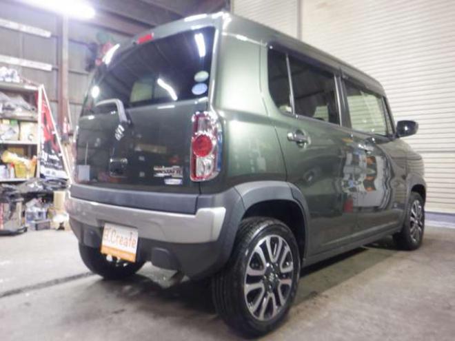 ハスラーJターボ 4WD　本州仕入・後期型・ナビ・TV・B/T・バックカメラ・デュアルカメラブレーキ・LEDライト・スマートキー・プッシュスタート・シートヒーター・パドルシフト・クルコン・ETC・オートライト・アイドリングストップ 660
