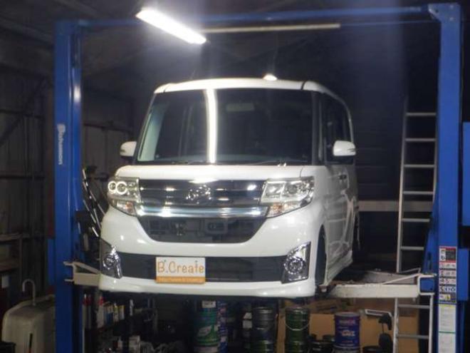 タントカスタム RS SA 4WD　4WD　寒冷地仕様　ナビ　フルセグTV　B/T　純正エンスタ　バックカメラ　両側パワスラ　アイドリングストップ　LEDヘッドライト　フォグランプ　サンシェード　ドアバイザー　スマートキー　Pスタート 660