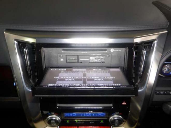 ヴェルファイアハイブリッド 2.5 V E-Four 4WD　本州仕入・ナビ・TV・B/T・フロントカメラ・バックカメラ・両側電動・ハーフレザーシート・LEDヘッドライト・メモリー付き電動シート・スマートキー・プッシュスタート・クルコン・クリアランスソナー・ETC 2500