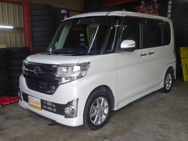 タントカスタム X SAII 4WD　ナビ・TV・B/T・バックカメラ・パワースライドドア・LEDヘッドライト・スマアシ・プッシュスタート・スマートキー・アイドリングストップ・ベンチシート・純正エンスタ・オートライト・フォグランプ・寒冷地仕様 660
