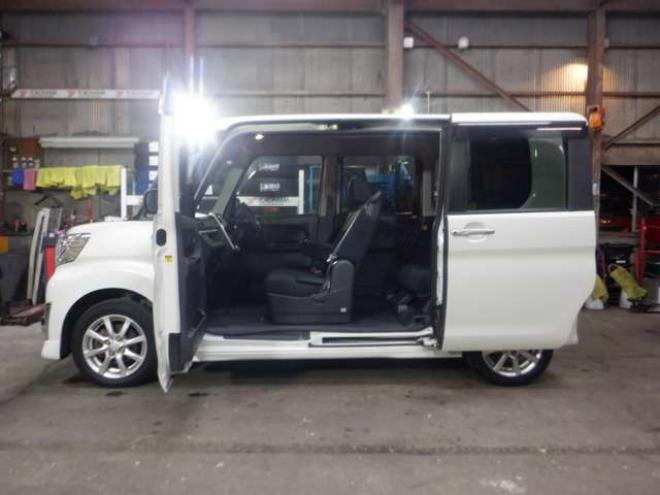 タントカスタム X SAII 4WD　ナビ・TV・B/T・バックカメラ・パワースライドドア・LEDヘッドライト・スマアシ・プッシュスタート・スマートキー・アイドリングストップ・ベンチシート・純正エンスタ・オートライト・フォグランプ・寒冷地仕様 660