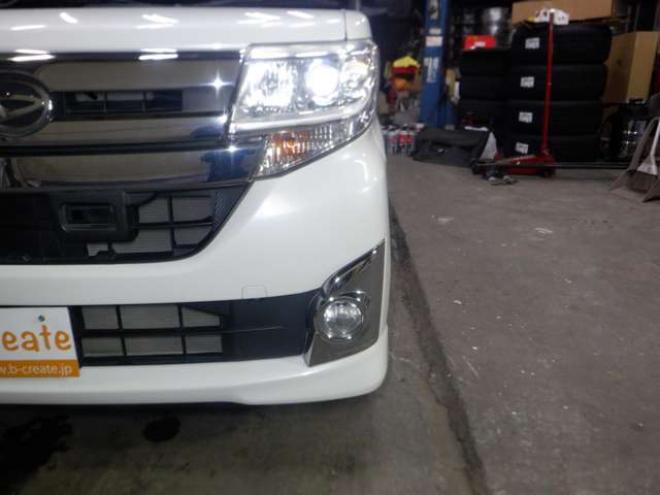 タントカスタム X SAII 4WD　ナビ・TV・B/T・バックカメラ・パワースライドドア・LEDヘッドライト・スマアシ・プッシュスタート・スマートキー・アイドリングストップ・ベンチシート・純正エンスタ・オートライト・フォグランプ・寒冷地仕様 660