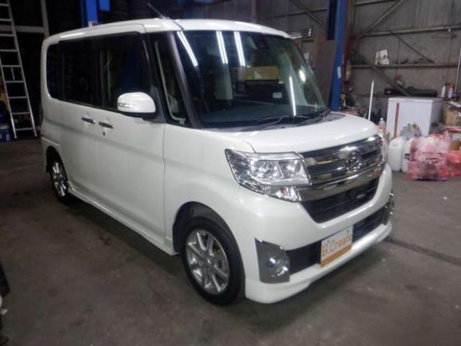 タントカスタム X SAII 4WD　ナビ・TV・B/T・バックカメラ・パワースライドドア・LEDヘッドライト・スマアシ・プッシュスタート・スマートキー・アイドリングストップ・ベンチシート・純正エンスタ・オートライト・フォグランプ・寒冷地仕様 660