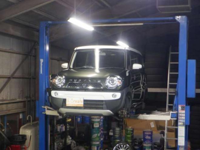 ハスラーJスタイル 4WD　本州仕入・後期型・ツートンカラー・ナビ・TV・Bカメラ・B/T・レーダーブレーキサポート・HID・LEDフォグランプ・シートヒーター・プッシュスタート・スマートキー・ 660