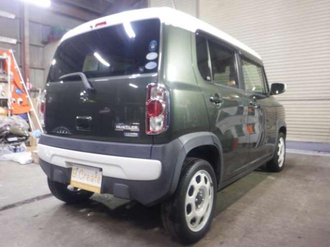 ハスラーJスタイル 4WD　本州仕入・後期型・ツートンカラー・ナビ・TV・Bカメラ・B/T・レーダーブレーキサポート・HID・LEDフォグランプ・シートヒーター・プッシュスタート・スマートキー・ 660