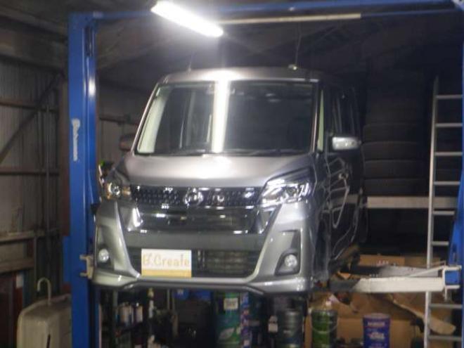 デイズルークスハイウェイスターX 4WD　本州仕入・後期型・ナビ・TV・B/T・アラウンドビューモニター・パワスラ・LEDヘッドライト・アイドリングストップ・衝突軽減・オートマチックハイビーム・ETC・シートヒーター・リア席サンシェード・インテリキー 660