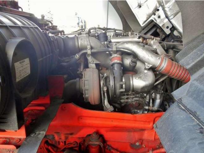 ギガ冷凍車　PKG-CYL77V8　菱重　 2WD 9830