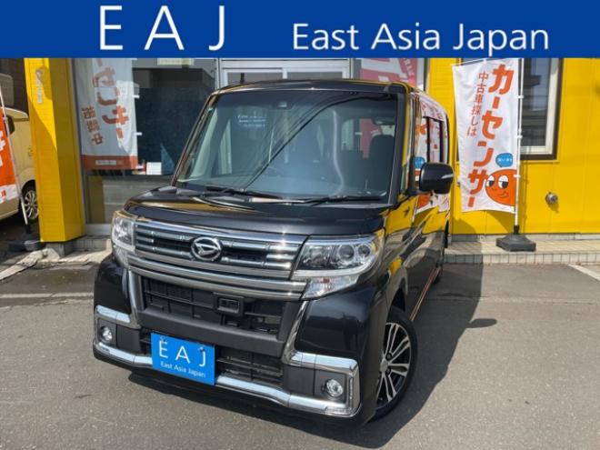 タントカスタム RS トップエディション SAII 4WD　後期型/1年保証/Bluetooth/ナビ・フルセグTV/バックカメラ/エンジンスターター/純正15インチアルミホイール/アルミホイール付き冬タイヤ付き/ハーフレザーシート/LEDフォグライト/車検整備2年付/法定整備/修復歴無し 660