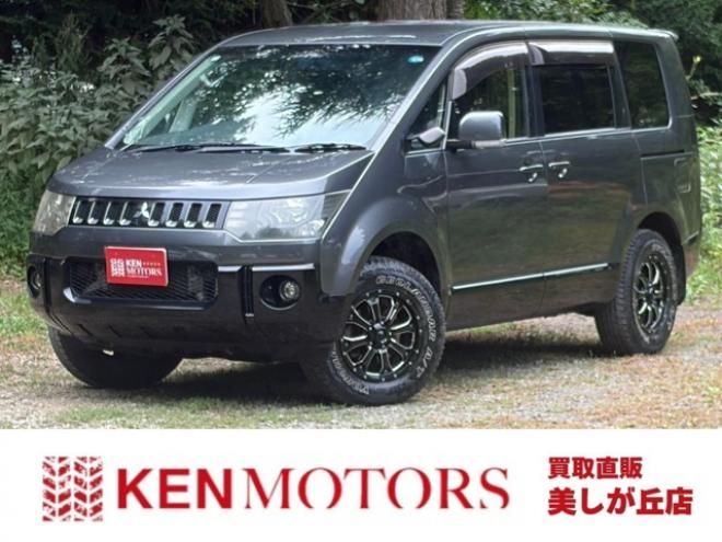 デリカD：5 2.2 D パワーパッケージ ディーゼルターボ 4WD　ワンオーナー車　ディーゼル両側パワスラ　ETC　シートヒーター社外16インチ　社外ナビ地デジ　エンジンスターター 2300
