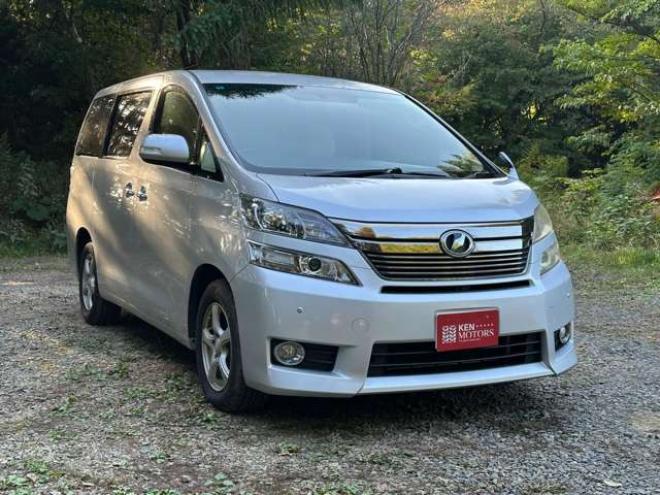 ヴェルファイア2.4 X 4WD　ワンオーナー　パワーウィンドウ　パワステ　社外ナビ　純正アルミ　ABS　キーレス　バックカメラ　左側電動スライドドア　ETC　ワイパーデアイサー 2400