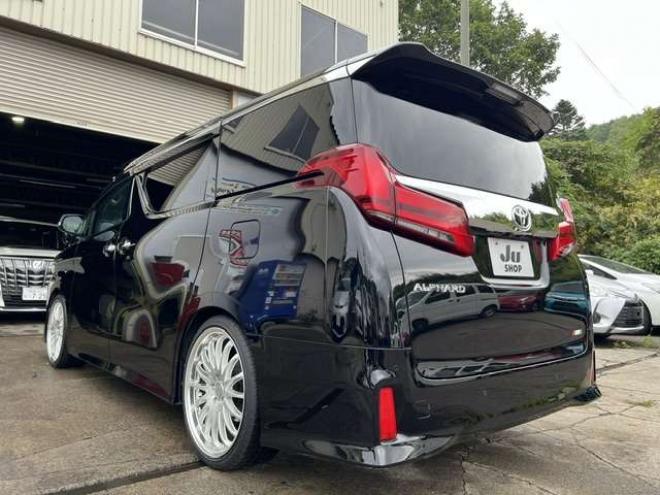 アルファード2.5 S Cパッケージ 4WD　法定24ヵ月点検整備付・新規車検整備付・21インチAW・車高調・アルパイン10インチナビ・フリップダウンモニター・セーフティーセンス・パワーバックドア・純正エンジンスターター・ドライブレコーダー・本州仕入車両 2500