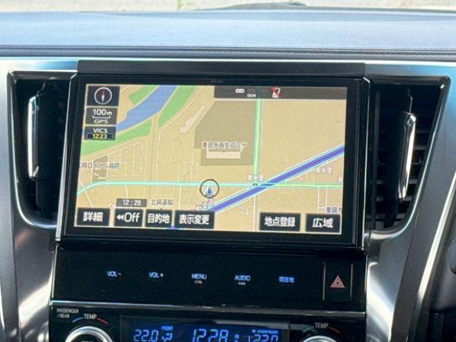 アルファードハイブリッドハイブリッド2.5SR 4WD　ローンが不安な方＜優遇ローン＞　寒冷地仕様　純正ワイドナビ　後席モニター　黒革シート 4WD 2500 5Dr