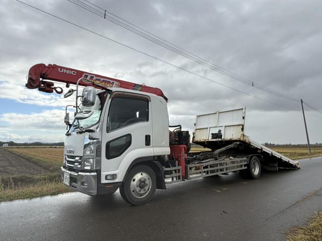 フォワード増トンスライドセルフ ラジコンユニック付きローダー 積載車 