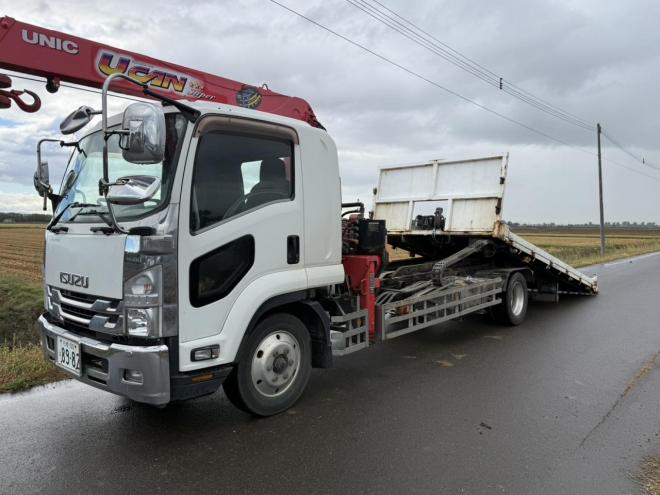 フォワード増トンスライドセルフ ラジコンユニック付きローダー 積載車 
