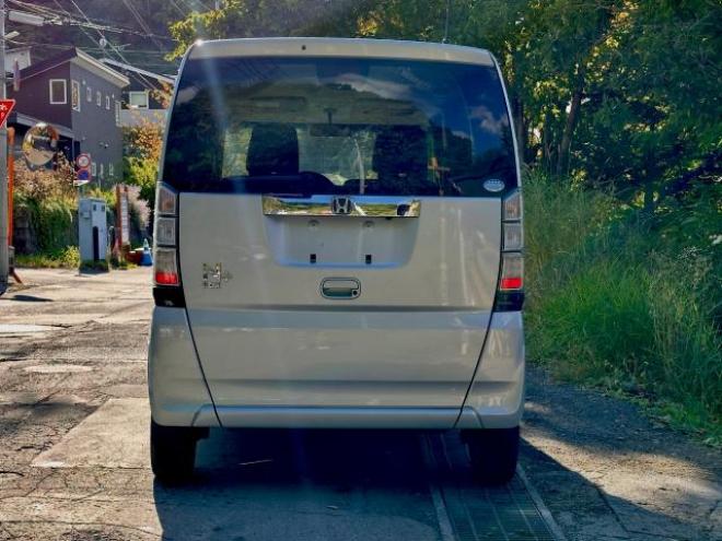 N-BOX+4WD フルフラットシート190センチ　左パワースライド　車中泊可能　バックカメラ　エンジンスターター　ワンセグナビ　ETC タイミングチェーン車　スマートキー 4WD 660 5Dr