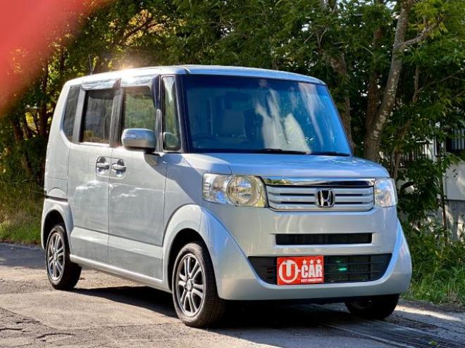 N-BOX+4WD フルフラットシート190センチ　左パワースライド　車中泊可能　バックカメラ　エンジンスターター　ワンセグナビ　ETC タイミングチェーン車　スマートキー 4WD 660 5Dr