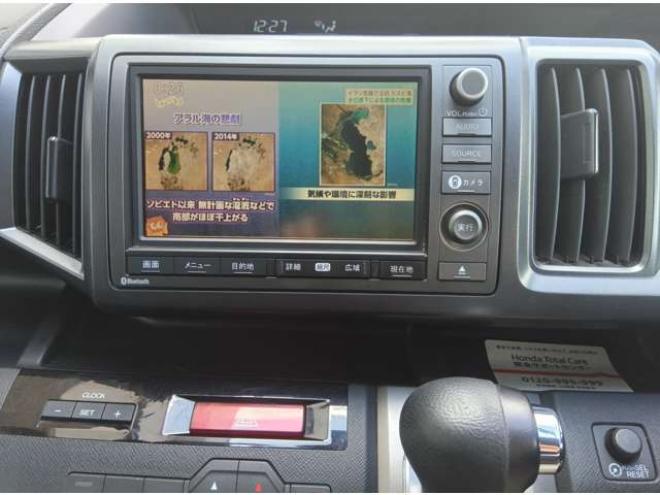 ステップワゴン2.0 スパーダ S 4WD　車検10年7月　全方位カラーバックモニター&TV&ナビ　後席フリップ出ダウンモニター電動スライドドア夏冬タイヤホイール付　HIDヘッドライト　ETC キーフリー 2000