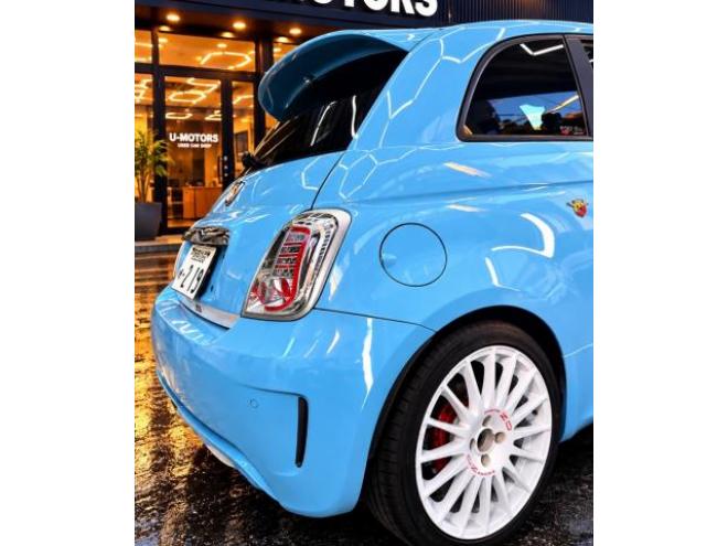 フィアット500Cアバルトターボ 312141 希少ATパドルシフト リクライニング式バケットシート596 社外マフラー 車高調新品ラグルス 18インチアルミOZレーシング 夏タイヤ新品 車検付 24ヶ月点検整備済 即乗りOK! 1400 3Dr