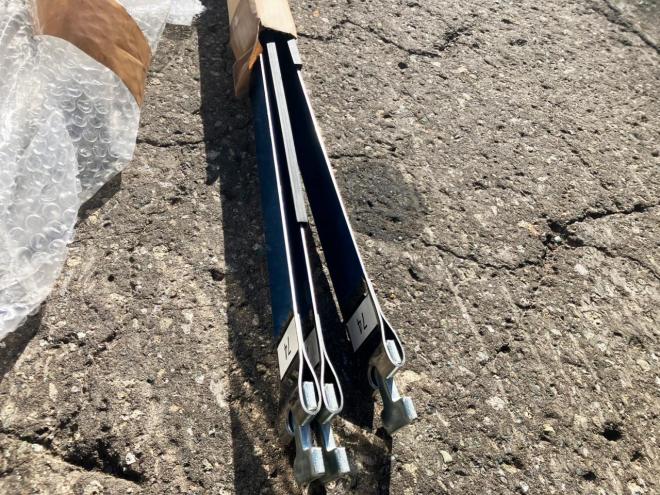 その他未使用　大丸ステンレス400L　ステンレスバンド3本付