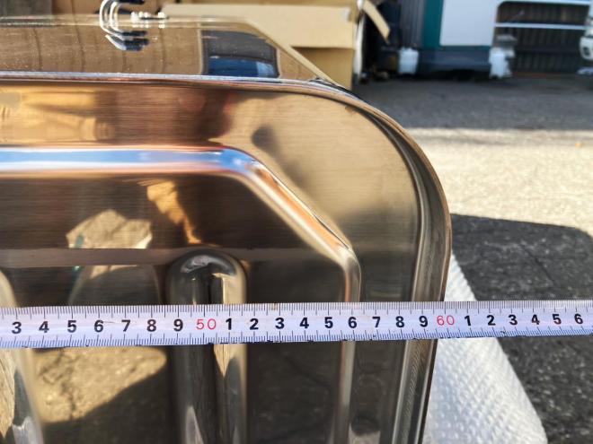 その他未使用　大丸ステンレス400L　ステンレスバンド3本付