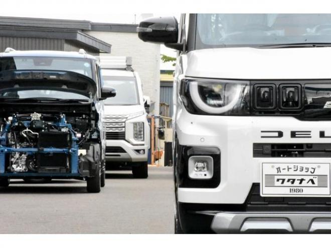 デリカミニＴ プレミアム デリマルパッケージ ４ＷＤ 届出済未使用車 寒冷地プラスパック １２．３インチナビ ＥＴＣ２．０ 純正ドライブレコーダー前後 三菱コネクト（北海道） 登録済未使用車 4WD 660 5Dr
