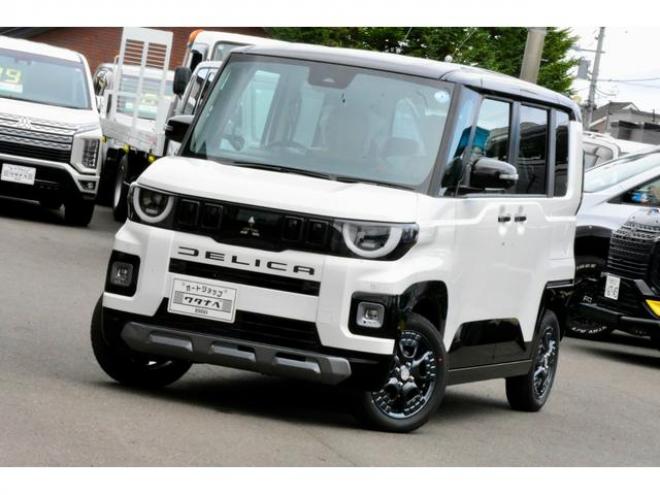 デリカミニＴ プレミアム デリマルパッケージ ４ＷＤ 届出済未使用車 寒冷地プラスパック １２．３インチナビ ＥＴＣ２．０ 純正ドライブレコーダー前後 三菱コネクト（北海道） 登録済未使用車 4WD 660 5Dr