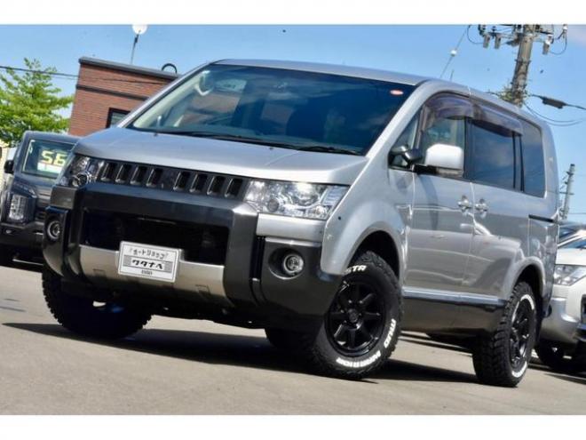 デリカＤ：５ Ｄ パワーパッケージ ４ＷＤ 本州仕入 前期・最終型 アルパインナビ 両側電動スライドドア シートヒーター 純正フロントプロテクター エンジンマウント交換済（北海道） 4WD 2200(D) 5Dr