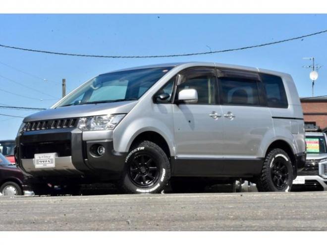デリカＤ：５ Ｄ パワーパッケージ ４ＷＤ 本州仕入 前期・最終型 アルパインナビ 両側電動スライドドア シートヒーター 純正フロントプロテクター エンジンマウント交換済（北海道） 4WD 2200(D) 5Dr