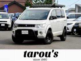 デリカ　Ｄ：５ シャモニー ４ＷＤ サイドタープ／ルーフキャリア リフトアップ １６インチホイール／ＭＴタイヤ ＢＳスタッドレス フリップダウンモニター（北海道） 4WD 2200(D) 5Dr