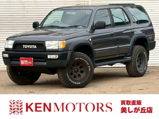 ハイラックスサーフ2.7 SSR-X Vセレクション 4WD　社外ナビ　バックカメラ　社外アルミホイール　エアコン　リフトアップ　パワステ　パワーウィンドウ　キーレスエントリー　ETC　ABS　ルーフレール 2700