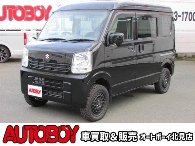 エブリイジョイン ハイルーフ 5AGS車 4WD　パートタイム4WD　キーレス　リアヒーター　フルセグTV　7インチメモリナビ　ベッドキッド　電動格納ミラー　社外タコメーター　DVD/CD　AUX　Bluetooth　 ハイルーフ 660