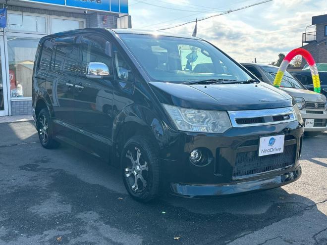デリカ2.4ローデスGパワーパッケージ　４WD　ローンが不安な方＜優遇ローン＞寒冷地仕様　両側パワースライドドア
