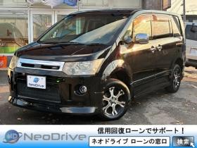 デリカ　2.4ローデスGパワーパッケージ　４WD　ローンが不安な方＜優遇ローン＞寒冷地仕様　両側パワースライドドア