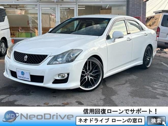 クラウンアスリート2.5i-FourアニバーサリーED 4WD　ローンが不安な方＜優遇ローン＞社外20インチAW　純正マルチナビ　フルセグ 4WD 2500 4Dr