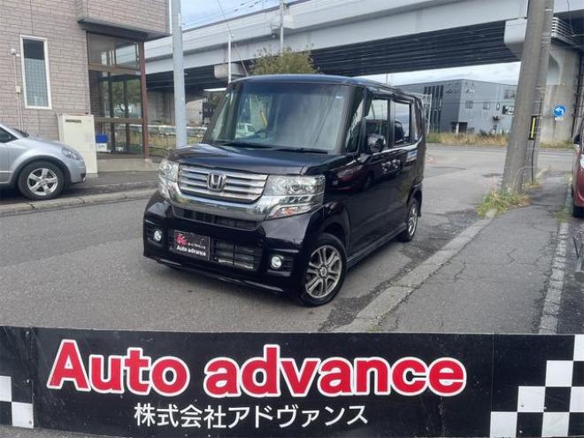 N-BOX+カスタム Ｇ・Ｌパッケージ ４ＷＤ ＥＴＣ バックカメラ 両側スライド・片側電動 ナビ ＴＶ オートライト アイドリングストップ ベンチシート ＣＶＴ ＥＳＣ アルミホイール エアコン パワーステアリング パワーウィンドウ（北海道） 4WD 660 5Dr