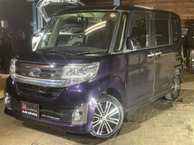 タントカスタムＲＳ ＳＡ ４ＷＤ 本州仕入れ ターボ ナビ ＴＶ Ｒカメラ 衝突軽減装置 横滑り防止機能 寒冷地仕様 ＬＥＤ キーレス スマートキー パワーステアリング フルタイム４ＷＤ パワーウィンドウ 盗難防止装置（北海道） 4WD 660 5Dr