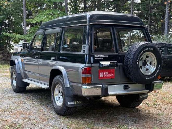サファリ4.2 エクストラハイルーフグランロード ディーゼル 4WD　ハイルーフ　マッドフラップ　社外アルミ 4200
