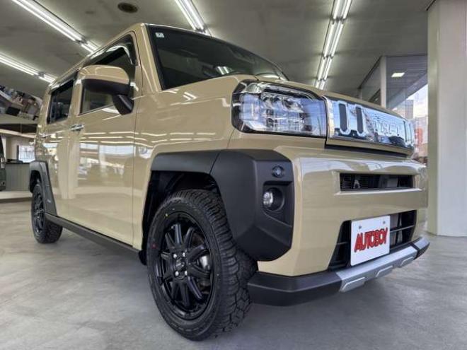 タフトGターボ クロム ベンチャー 4WD　スマートアシストプッシュスタート　エンジンスターター　純正オプションナビ　Bluetooth シートヒーター　追従クルコン　クラッツィオシートカバー　サンルーフ　ドライブレコーダー　新品ジオランダーマッドタイヤ 660