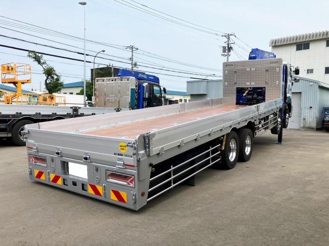 プロフィア未使用　4段ラジコンクレーン車　セルフローダー　重機運搬車ウインチ付　大型トラック