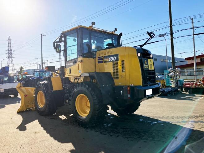 ホイールローダコマツ　中古　WA100-8Y　マルチプラウ仕様　タイヤショベル　建機