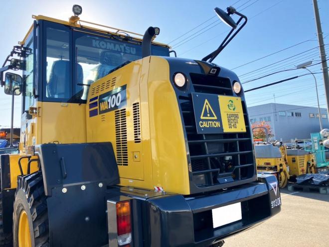 ホイールローダコマツ　中古　WA100-8Y　マルチプラウ仕様　タイヤショベル　建機