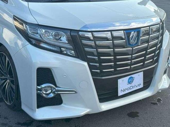 アルファードハイブリッドハイブリッド2.5SR 4WD  ローンが不安な方＜優遇ローン＞寒冷地仕様　純正ワイドナビ